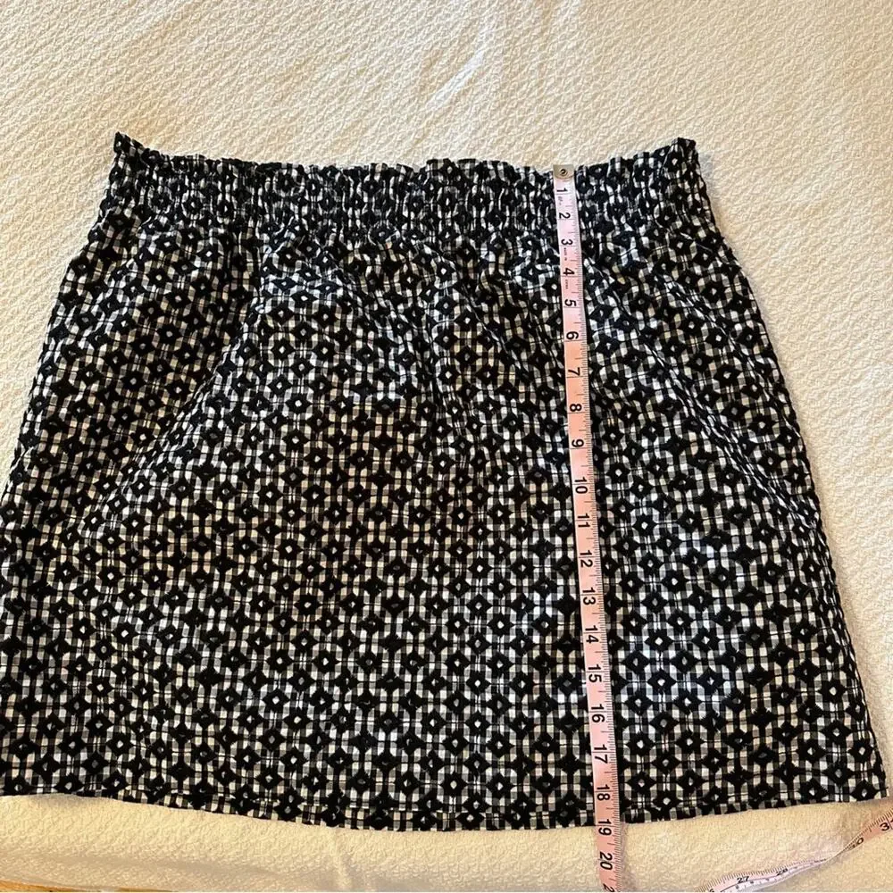 J.Crew Sidewalk Skirt Gingham Embroidered NWT 10 NEW